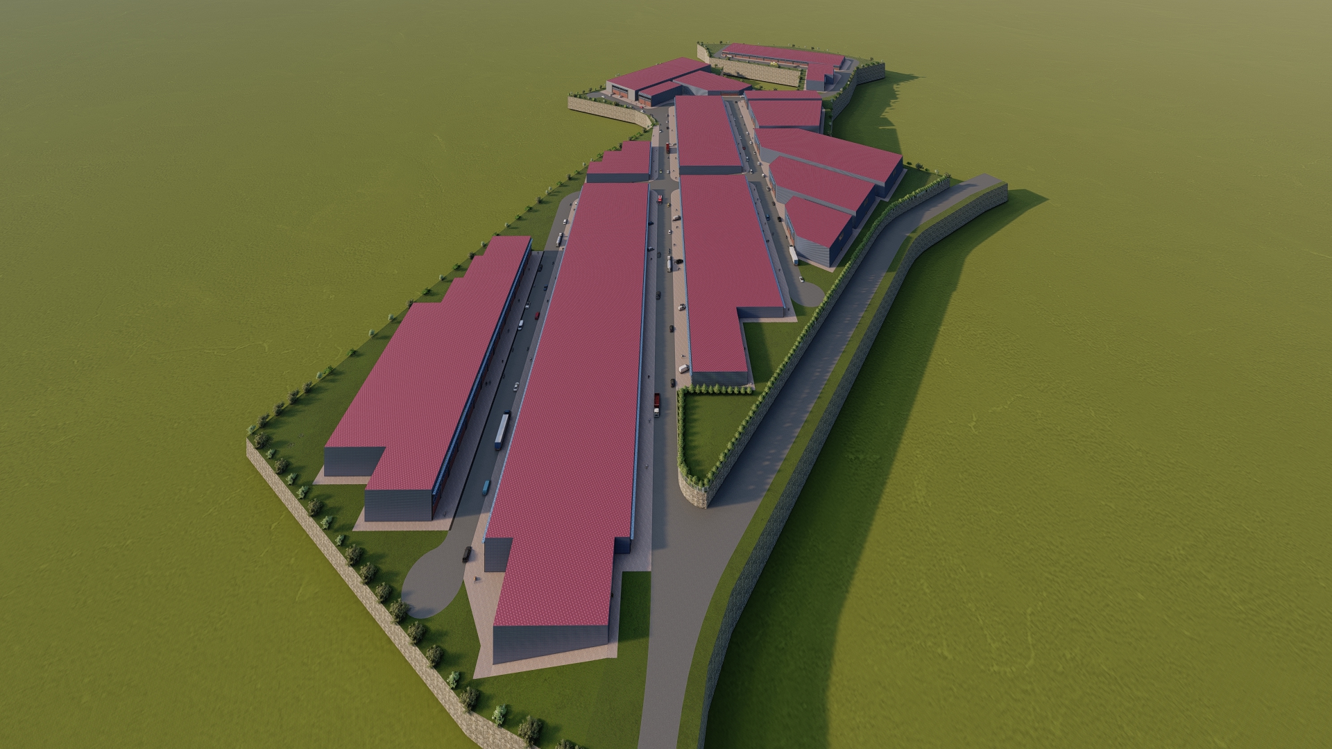 SANAYİ SİTESİ TASARIM ÇALIŞMASI